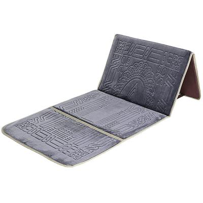 China Collapsible Foldable Meditation Mat With Back Rest For Middle East Muslim Prayer for sale