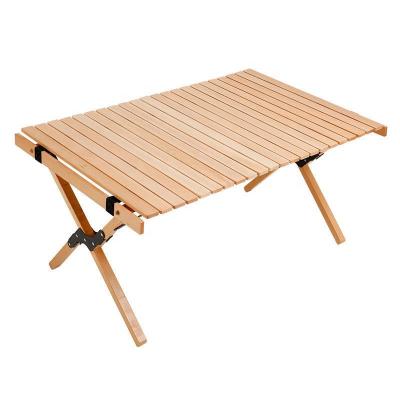 China Lightweight wooden rolled table for outdoor camping and outdoor for sale