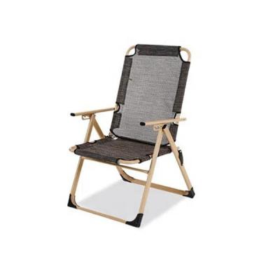 China Collapsible heavy duty folding chair with 5 adjustable positions for sale