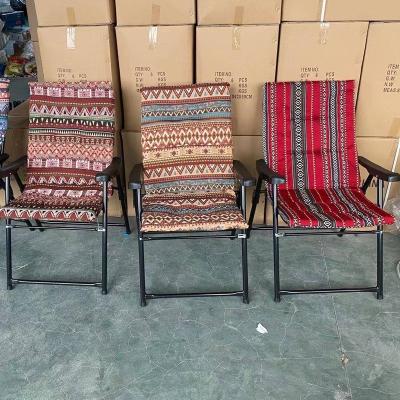 China Collapsible folding chair with Saudi fabric for sale