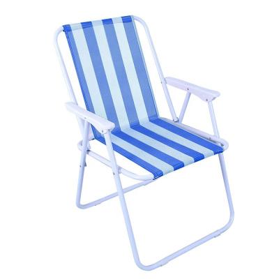 China Foldable outdoor folding beach chair with tesline fabric for sale