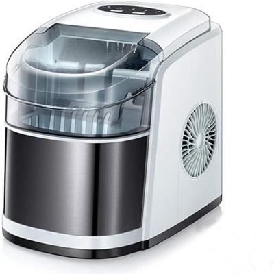 China 2020 New Design Colorful Plastic Electric Automatic Countertop Bullet Ice Maker Body Portable Ice Maker With Self Clean Function for sale