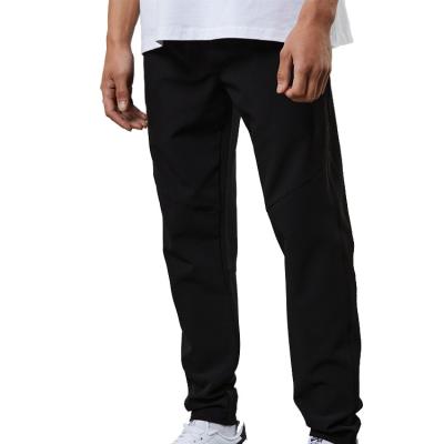 China Wholesale Men's Clothing Simple Zipper Anti-Wrinkle Waterproof Black Gyms Joggers Joggers Sweatpants Pants for sale