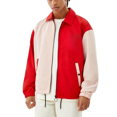 China High Quality QUICK DRY Mens Fashion Polyester Street Wear Jacket Color Block Branded Outdoor Jackets for sale