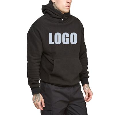 China Wholesale 500 gsm OEM Winter Anti-wrinkle plain fleece custom logo pullover black empty hoodie for sale