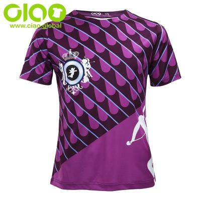 China Anti Shrink Custom Sublimated Printing Football Mens Jerseys T Shirt for sale