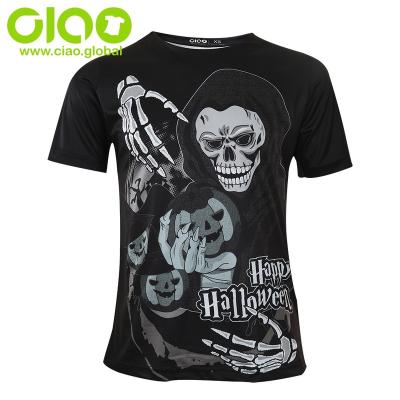 China OEM Wholesale Polyester Apparel Round Neck Anti-Shrink T-shirt Silk Sublimation for sale