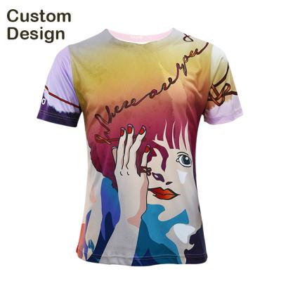 China Custom Printing Anti Shrink Plus Size T Shirts For Women Korean T-shirt T-shirt for sale