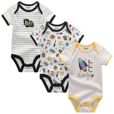 China China Supplier 100% Organic Cotton Baby Bodysuit Baby Bodysuits Pack Organic Cotton Baby Bodysuits Pack 3pc for sale