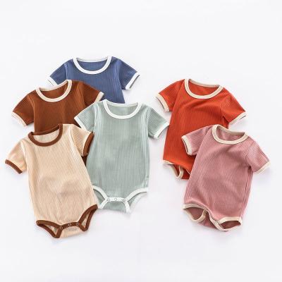 China Cotton 100% 6 Colors Baby Romper White Baby Onesie Baby Onesie Simple for sale