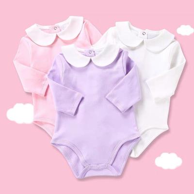 China 100% Cotton Girls Baby Clothes Newborn Romper for sale