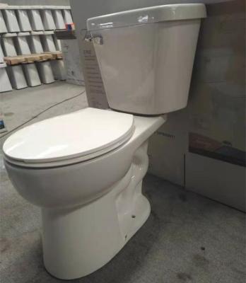 China Hidden Cistern Sanitary Ware In Strap Two Piece Toilet Set Popular In South America Market for sale