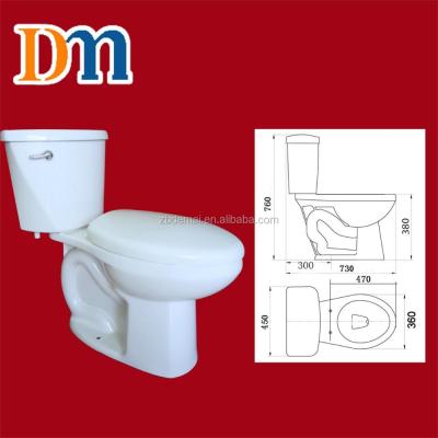 China Double-Flow Bathroom WC Sanitario Drain Siphon Toilet for sale