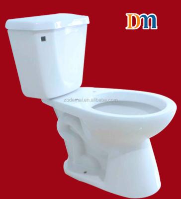 China DMT-401 China Manufacturer Bathroom Ceramic Sanitary Accessories Western Toilet Strap Siphon Wc Toilet Prices for sale