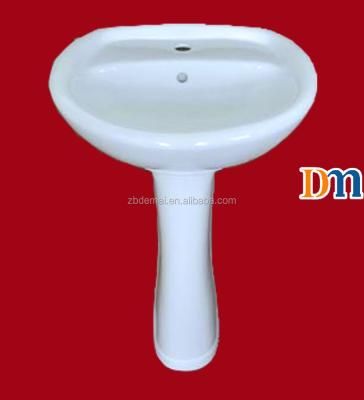 China DPL-108 style sanitary ware good quality alibaba china simple supplier wholesalers,bathroom accessories wash hand ceramic pedestal sink for sale