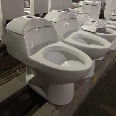 China Double-flush Chinese Sanitary Ware Toilet Bowl South America One Piece Toilet for sale