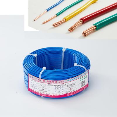 China Building China Manufacturing Bare Copper PVC-Insulated 1.5mm2 Power Cable For House Wiring Electrical Wire for sale