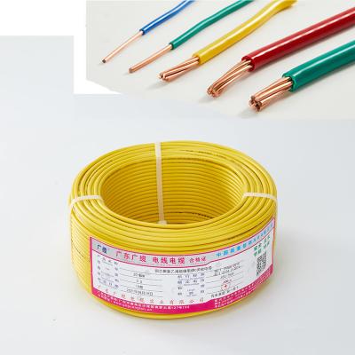 China Building Factory Price 50mm 70mm 95mm 120mm 150mm 185mm Hook-up Wire Copper Conductor PVC Insulated Electrical Wires Cables for sale