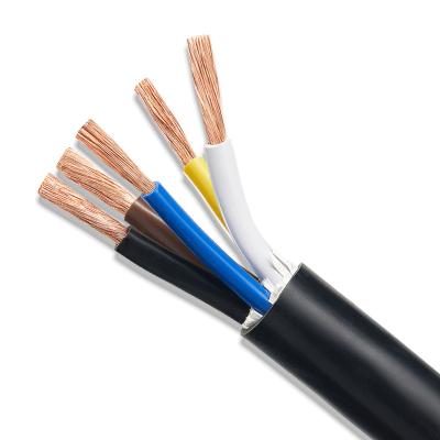 China Super flexible Factory Direct Sale Fire Resistant Electric Cable 20AWG 3 4 Core Copper Wire PVC Insulated Power Cable Wires for sale