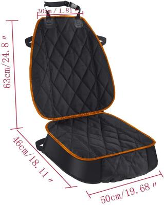 China Waterproof Travel 600d Oxford Cloth Front Dog Car Seat Cover For Cars And SUVs for sale