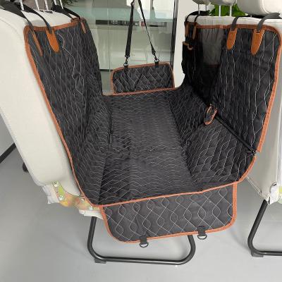 China Customizable Washable OEM Travel 4X1 Dog Waterproof Car Seat Cover Pet Car Seat Cover For Dogs for sale