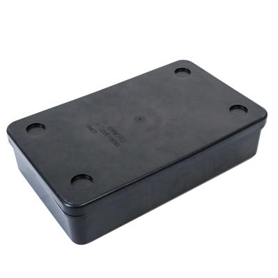 China QXR Q-SCB1 200*125*50mm ESD Small Anti-static High Quality Black Plastic Component Box With Lid for sale