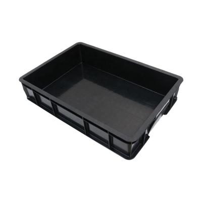 China QXR Q-CB12 615*430*120mm ESD High Quality Black Anti-Static Plastic Trash Can Container for sale