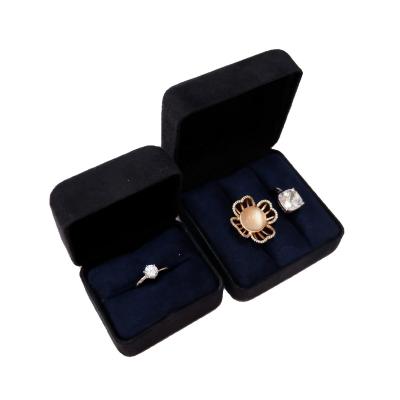 China Handmade Made In China Factory Direct Packaging Gift Box Jewelry Box Elegant Engagement Ring Box for sale