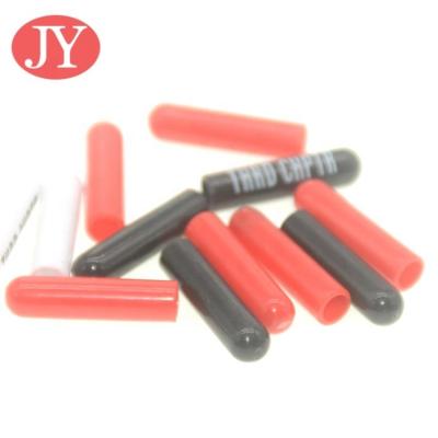 China Round 22mm Length Round Tube Shape Hoodie Rubber Lace Tip for sale