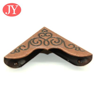 China Fashion / Unique Copper Anti Triangle Metal Box Corner Book Corner Protector for sale