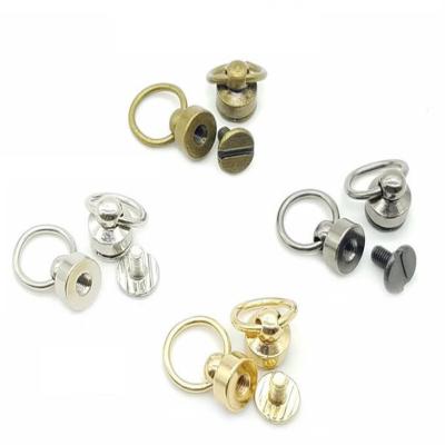 China 8*5mm Mobile Phone Case Holder Nickel Free High Quality Brass Material Rivet With Ring for sale