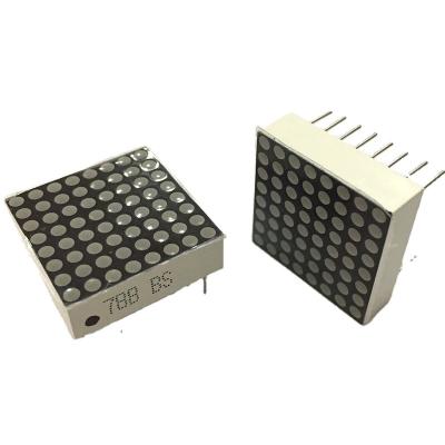 China 8*8 Led Dot Matrix LED Module Diameter 3.0mm Single Color 788BS Co-positive Dot Matrix Led Display Module 3*3 mm for sale