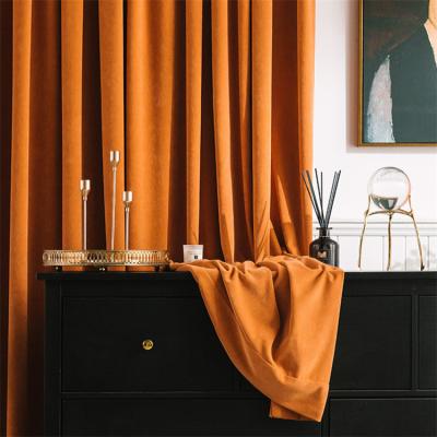 China Modern Ready Made Blackout Chenille Fabric Blackout Curtain Solid Color Blackout Blackout Curtains For Bedroom for sale