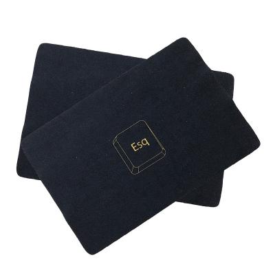 China Sustainable Fashion Customized Silk Screen Printing Black Microfiber Wash Cleaning Cloth With Cheap Price Supplier for sale