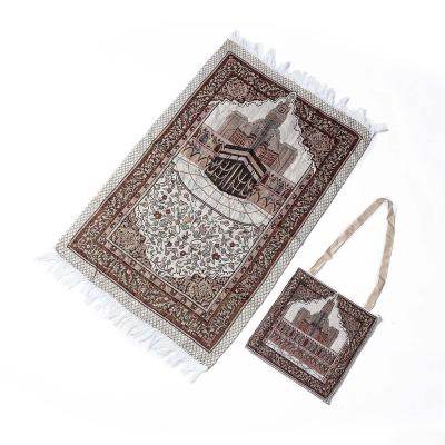 China Stain Resistant Wholesale Bag Maker Travel Portable Muslim Prayer Mat Islam Prayer Mat Muslim Prayer Mat With for sale