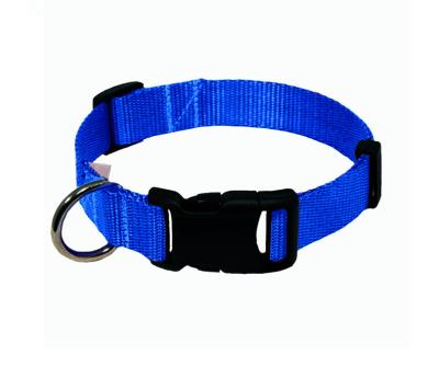 China Basic Training Obstruction Dog Collars Pet Adjustable Nylon Stocked Custom Collar for sale