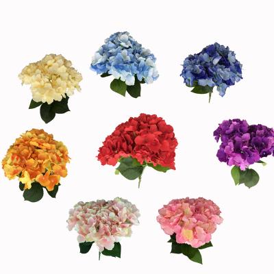 China Part 22 Colors Hydrangea Artificial Flowers for Wedding Decoration and Home Decor for sale