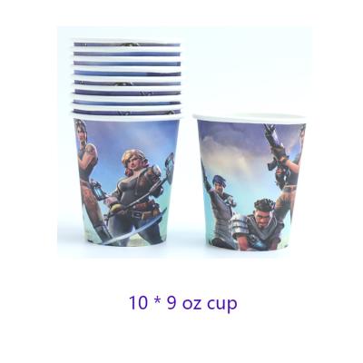 China Customized Portable Birthday Party Decorations Video Game Party Supplies Set For Boy Game Players for sale