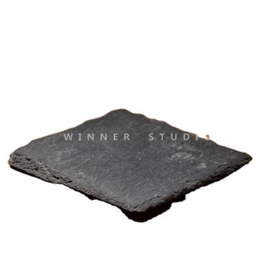 China Viable Natural Rock Coaster Original Japan Bar Whiskey Coaster Insulation Cocktail Decoration Coaster for sale