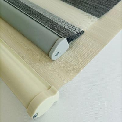 China Modern Zebra Roller Shades Window Shades Fabric Zebra Roller Shades With Pleats for sale