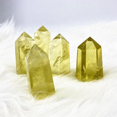 China Europe hot selling citrine gemstone wand trick healing folk crystal crystals gemstone point for decoration for sale