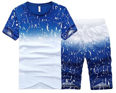 China Fashion Summer Casual Custom Cotton QUICK DRY 2 Piece Shorts Set for sale