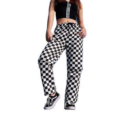 China New Style Breathable Plaid Fashion Hot Sale Casual Pants For Women for sale