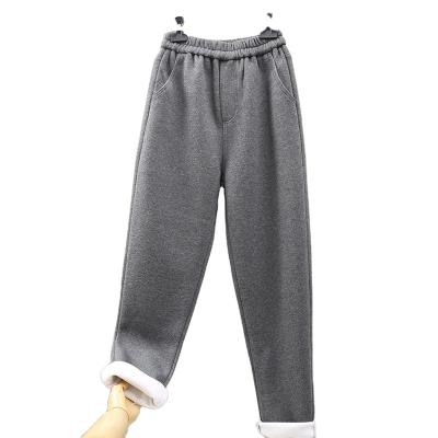 China 2021 Breathable Casual Pants And Winter Fashion Fleece Ladies Pants For Women for sale