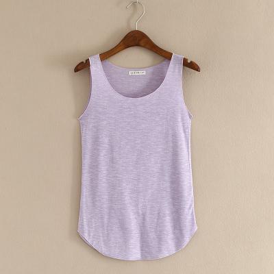 China Anti-pilling crop top women cotton breathable tank tops for sale for sale