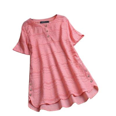 China Wholesale Fashion Cotton QUICK DRY Cute Short Sleeve Women Color T-Shirt for sale