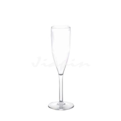 China Hot sale crystal shatterproof champagne flutes high quality acrylic unbreakable for champagne flute wholesale for sale