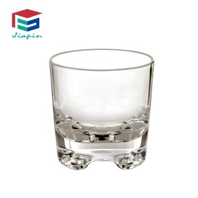 China Modern Heavy Bottom Design Whiskey Glass 8.5oz High Quality American Rock Glass for sale