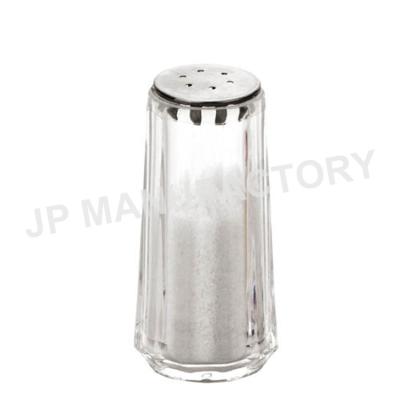 China Stocked Best Selling Transparent Diamond Cut Salt Shaker 60ml for sale