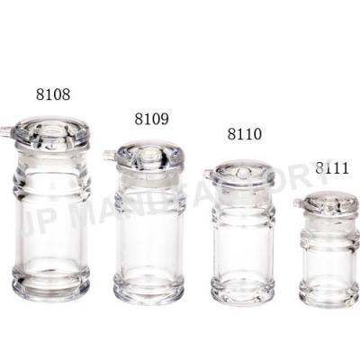 China Large modern plastic clear acrylic condiment set for the canteen for sale